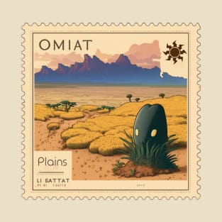 MTG - Plains Stamp - Omiat - Postage Stamp Series T-Shirt