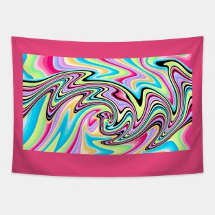 Pastels Abstract Art by Orchid 14 Tapestry