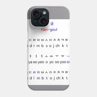 Hangul - Mankind's Treasure Phone Case