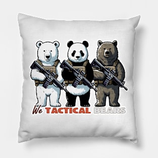 We Tactical Bears Pillow