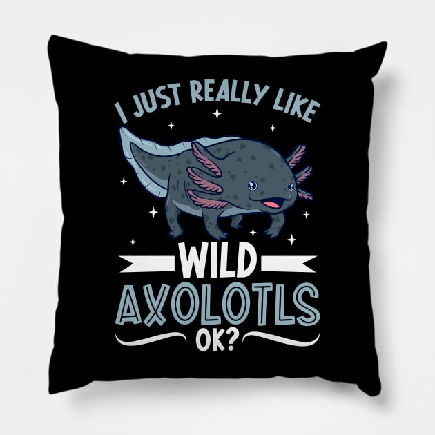 I just really like my Wild Axolotl Pillow by Modern Medieval Design