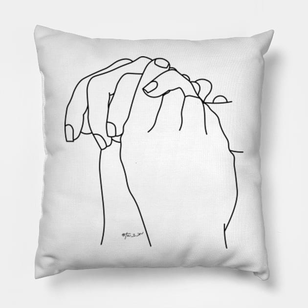 High Kick 3 Pillow by ayshatazin