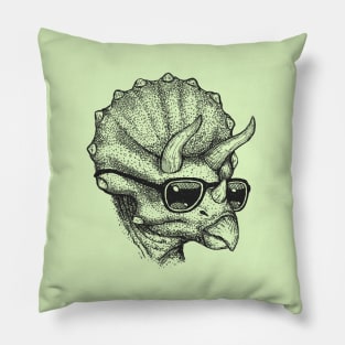 Cool Triceratops Boss Pillow