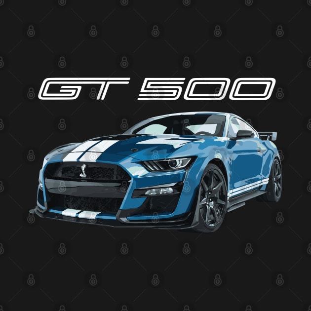 GT500 PERFOMANCE BLUE SHELBY COBRA by cowtown_cowboy