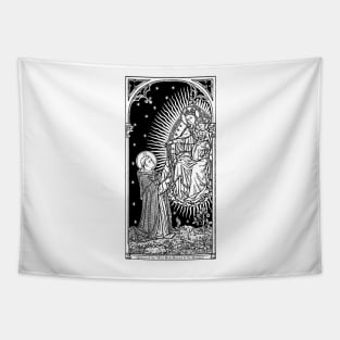 Queen of the Most Holy Rosary & St. Dominic Tapestry