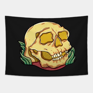 Skull head nature Tapestry