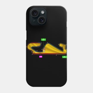 Circuit de Barcelona-Catalunya F1 track Phone Case