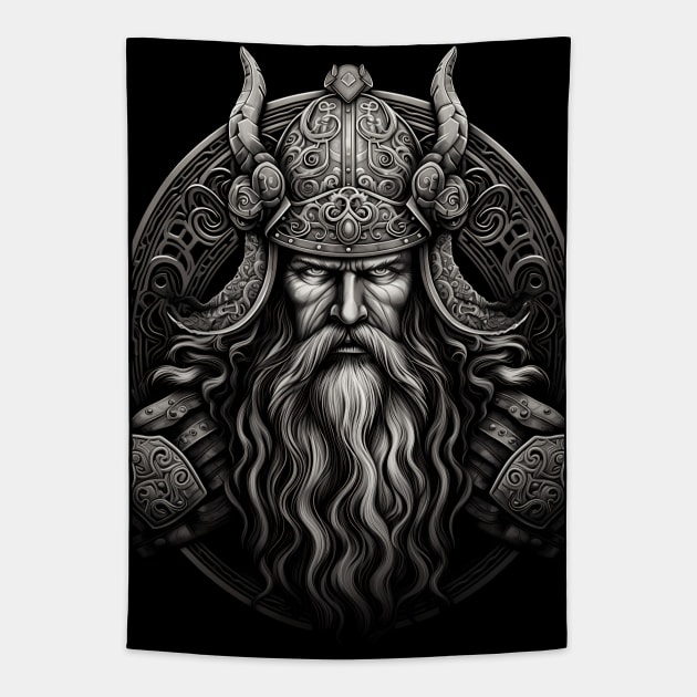 Viking Warrior Tapestry by Mistywisp