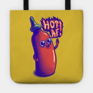 Cute Sriracha Sauce - Hot AF Tote