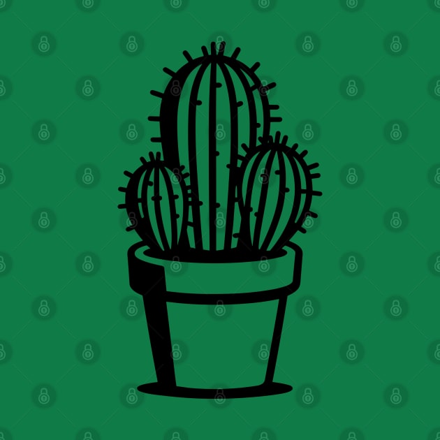 Potted Cactus by KayBee Gift Shop