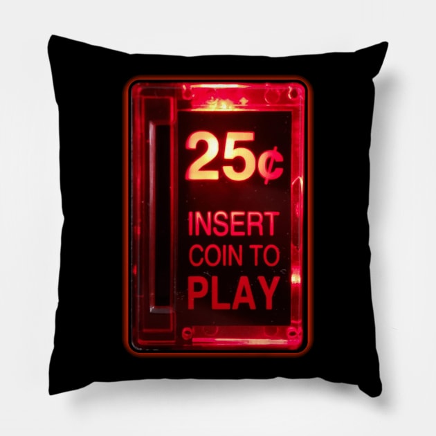 25¢ Coin Slot Pillow by friskblomster