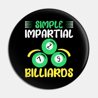 Simple Impartial Billiards I Snooker I Billiard Pin