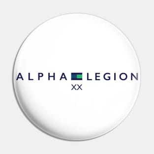 Alpha Legion XX Pin