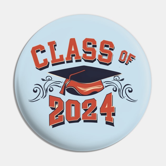 Class of 2024 Class Of 2024 Gifts Pin TeePublic