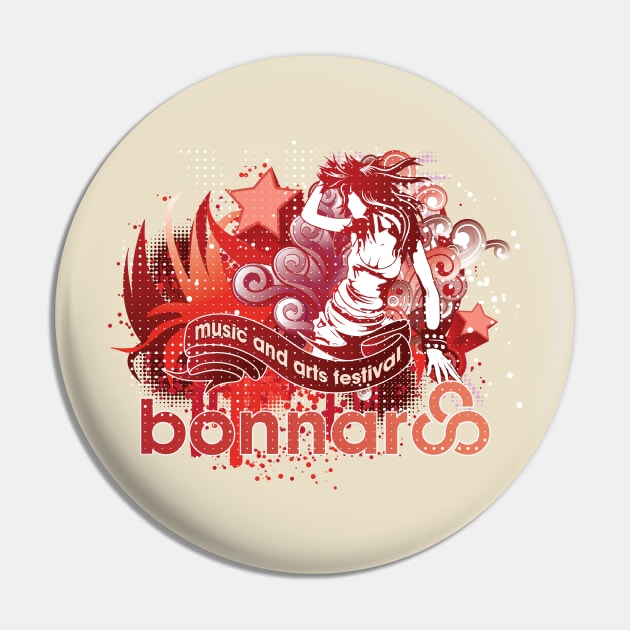 Bonnnaroo Girl Pin by Verboten