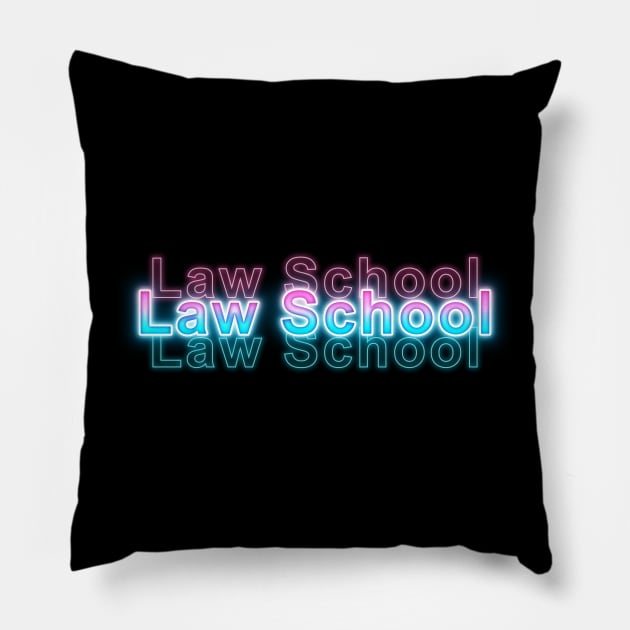 Law School Pillow by Sanzida Design