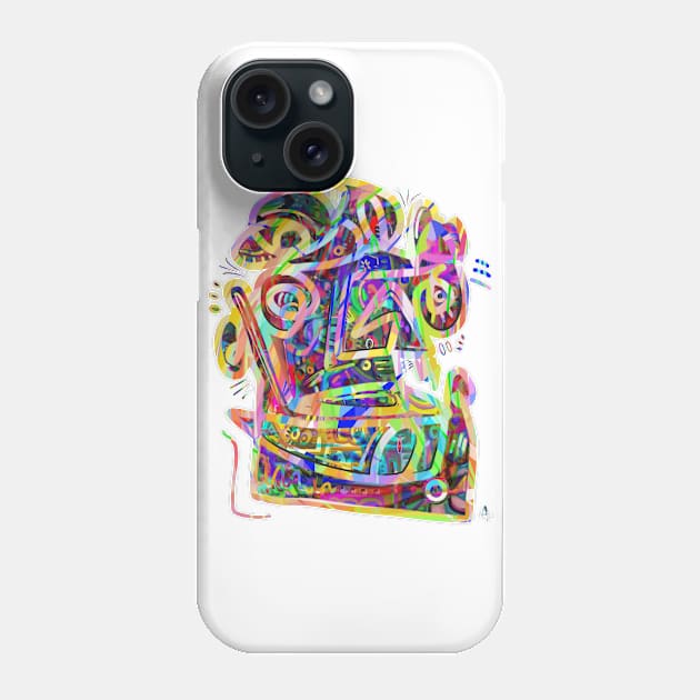 face Phone Case by Angel Rivas