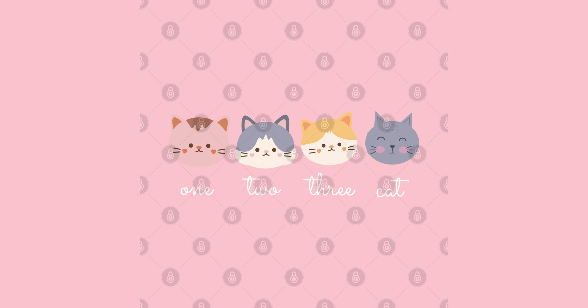 1 2 3 cat shirt