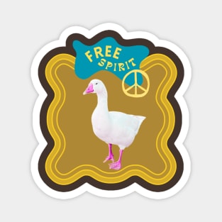 Free spirit peace Magnet