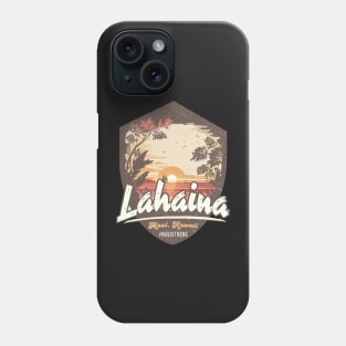 Lahaina Hawaii Maui Strong Support Phone Case