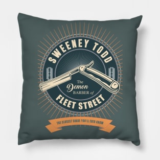 Sweeney Todd - The Demon Barber of Fleet Street - Alternative Movie Poster Pillow