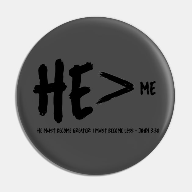 He is greater than me - John 3:30 Pin by FTLOG