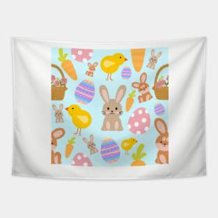 Easter Animals Pattern Tapestry