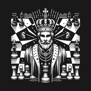 King In Chess Game Streetwear For Chess Players T-Shirt