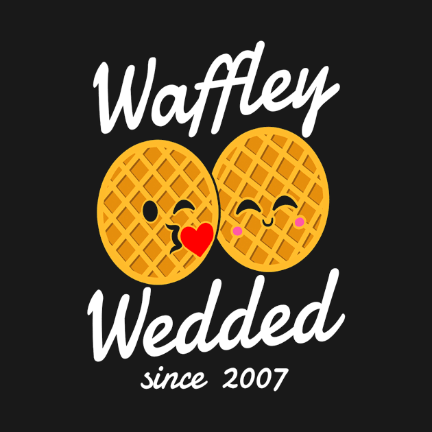 Waffley Wedded since 2007  11th yr Anniversary Gift by CarleyMichaels