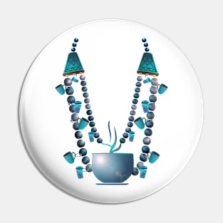 Pharaohs coffee necklace Pin