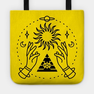 Mystical Pyramid Gaze Tote