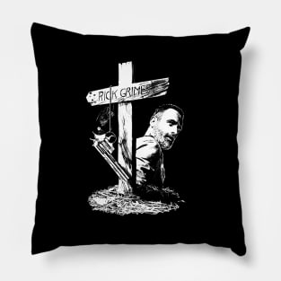 Rick Grimes Horror Pillow