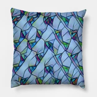 Abstract Moutain Range made from Hearts (MD23-Val001) Pillow