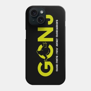 GCNJ yellow graphic Phone Case