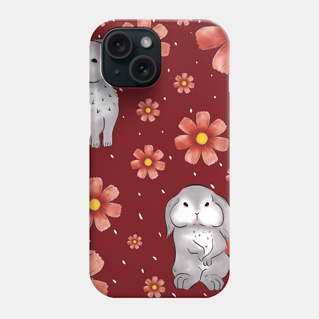 Bunnies world - Life of a Fox collection Phone Case by Missing.In.Art