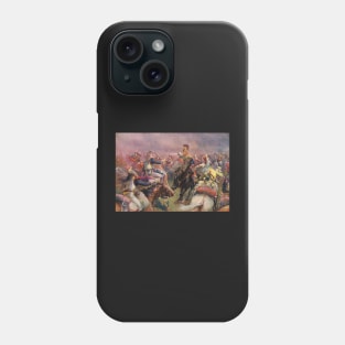 Charge of The Heavy Brigade Waterloo 1815 Phone Case