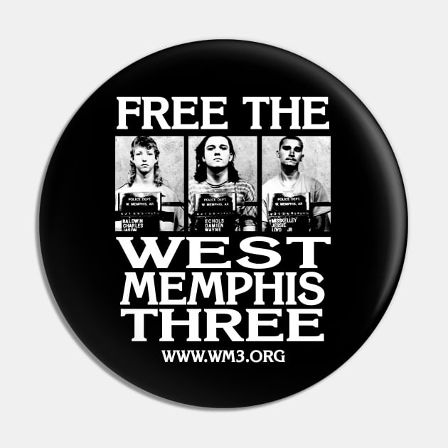 Free the West Memphis 3 Pin by Chewbaccadoll