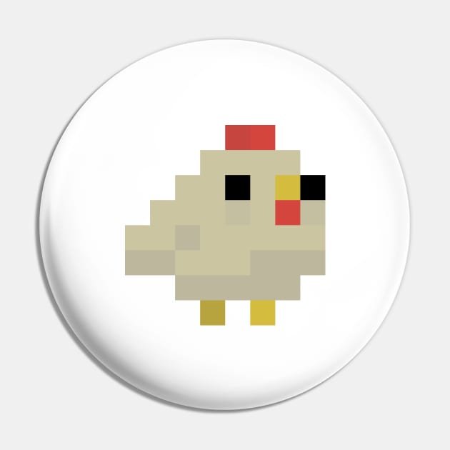 Pixel Chicken Pin by ZeppelinGames