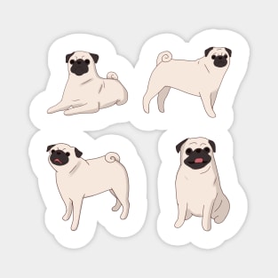 Pug pack Magnet