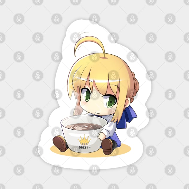 Saber coffe Magnet by xEmiya