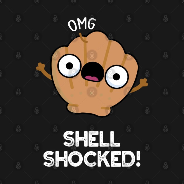 Shell Shocked Cute Seashell Pun by punnybone