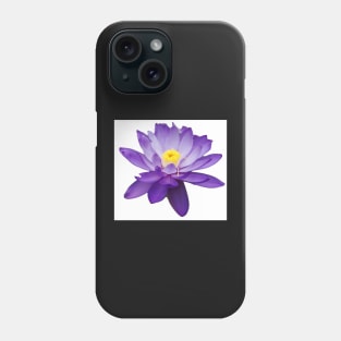 Purple Water Lily Phone Case