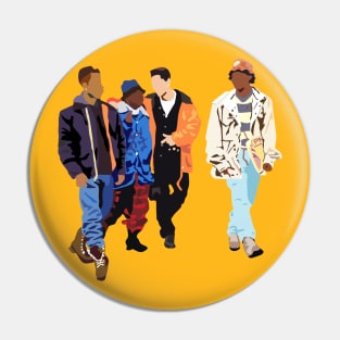 Juice 90 hip hop art Pin