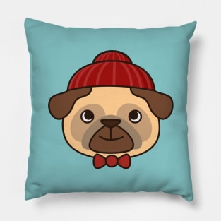 Beanie Pug Is Kawaii And Cute Pillow