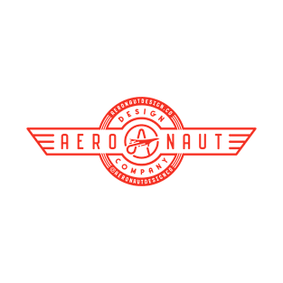 Aeronaut Design Co wing badge T-Shirt