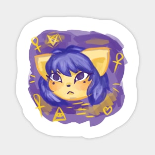 Ankha cat Magnet