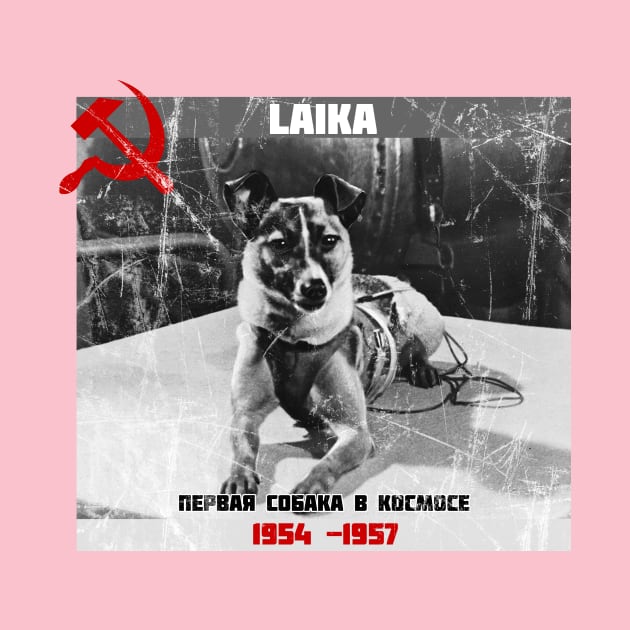 Laika: First Dog in Space by ocsling