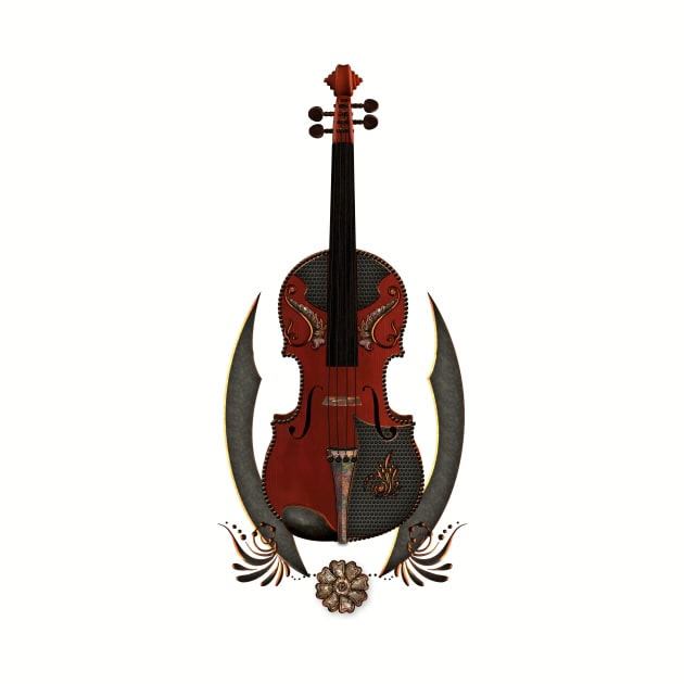 Wonderful elegant steampunk violin by Nicky2342