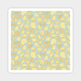 Diamond Bay Sea Shells Pattern Magnet