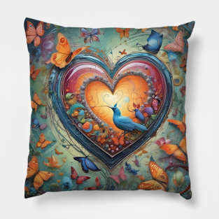 Heart of nature Pillow
